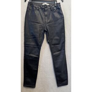 RM Rebecca Minkoff Silver Glitter Pants Y2K Club Wear Size 10